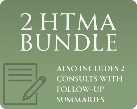Two HTMA Tests + 2 Consults w/ Follow-up Summary