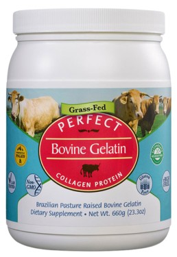 Bovine Gelatin Collagen Protein, 660 g, by Perfect Supplements