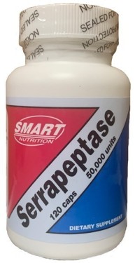 Serrapeptase Proteolytic Enzymes, 120 Caps by Smart Nutrition